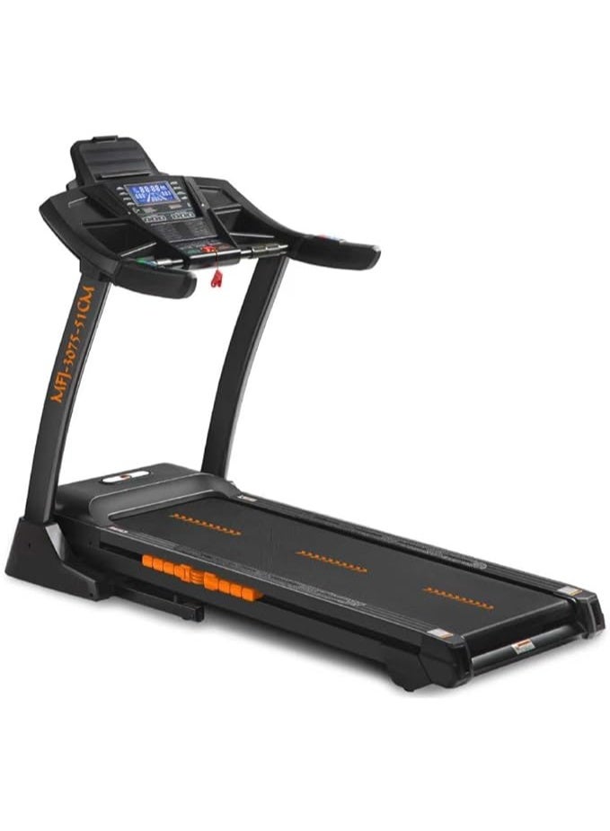 Marshal Fitness 6.0HP Motorized Treadmill with Auto Incline – Foldable Home Running Machine, LCD Display, Bluetooth Speaker, 150kg Max Capacity - Image 3