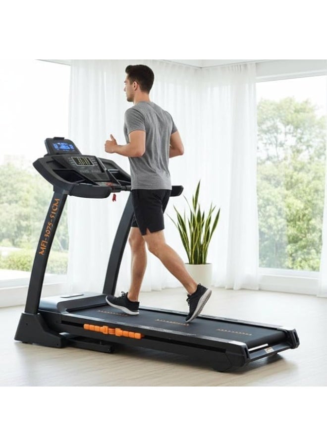 Marshal Fitness 6.0HP Motorized Treadmill with Auto Incline – Foldable Home Running Machine, LCD Display, Bluetooth Speaker, 150kg Max Capacity - Image 2