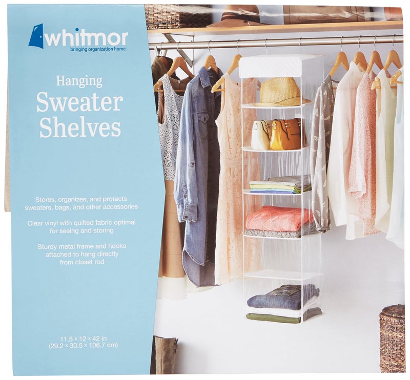 Whitmor 6-Shelf Hanging Accessory Bag - Image 3