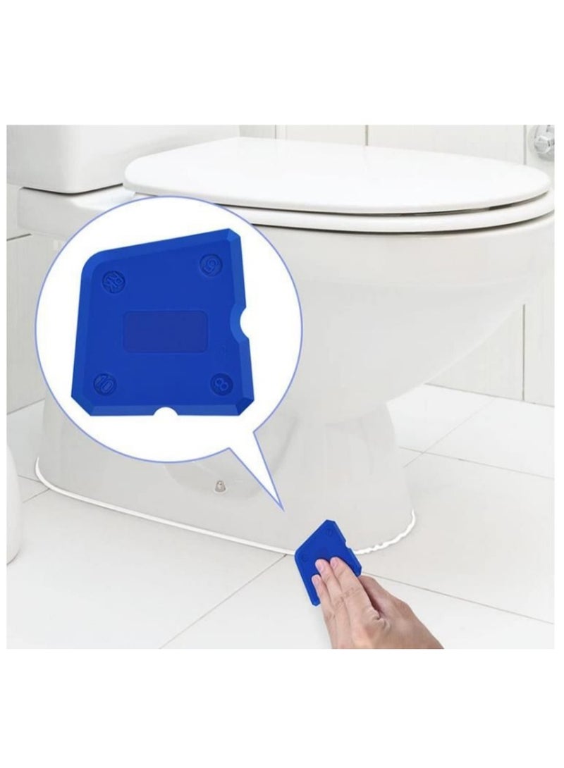 Multifunctional Silicone Scraper Four-Piece Caulking Set - Blue - Image 3