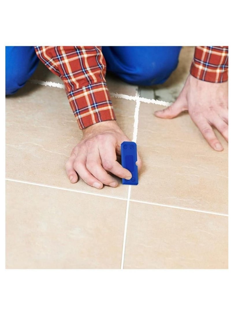 Multifunctional Silicone Scraper Four-Piece Caulking Set - Blue - Image 4