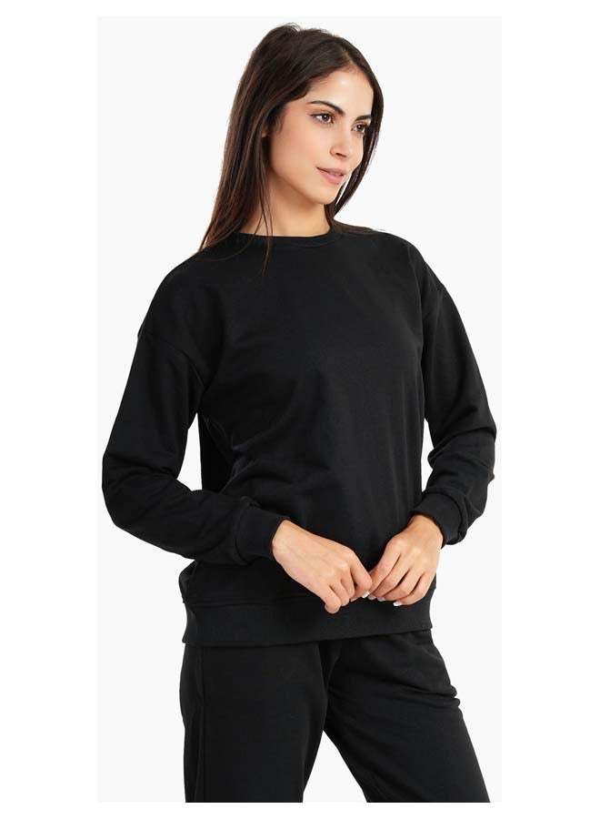 Carina Off Shoulder Lounge Sweatshirt - Image 2