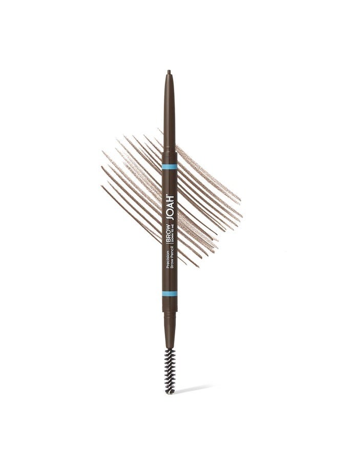 JOAH Eyebrow Pencil - Brow Down To Me Precision Brow Pencil with Built-In Spoolie Brush for Flawless Brows, Brunette - Image 1