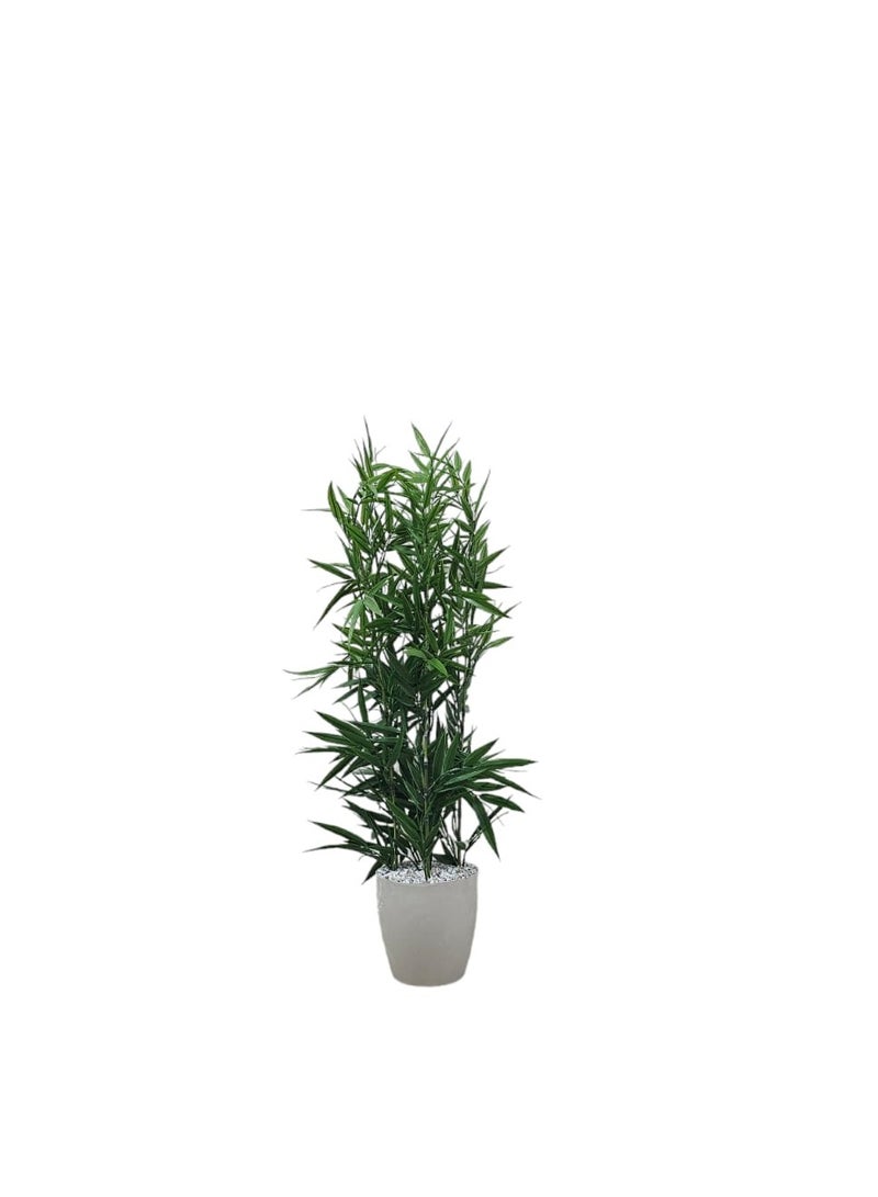 Artificial decorative plant tree with pot, 100 cm
