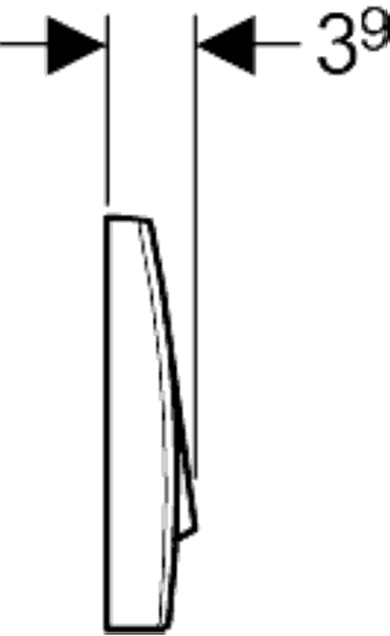 Geberit 115222111 200 F Actuator Plate, Multi-Colour - Image 3