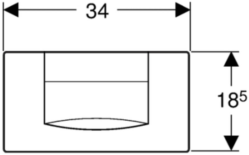 Geberit 115222111 200 F Actuator Plate, Multi-Colour - Image 4