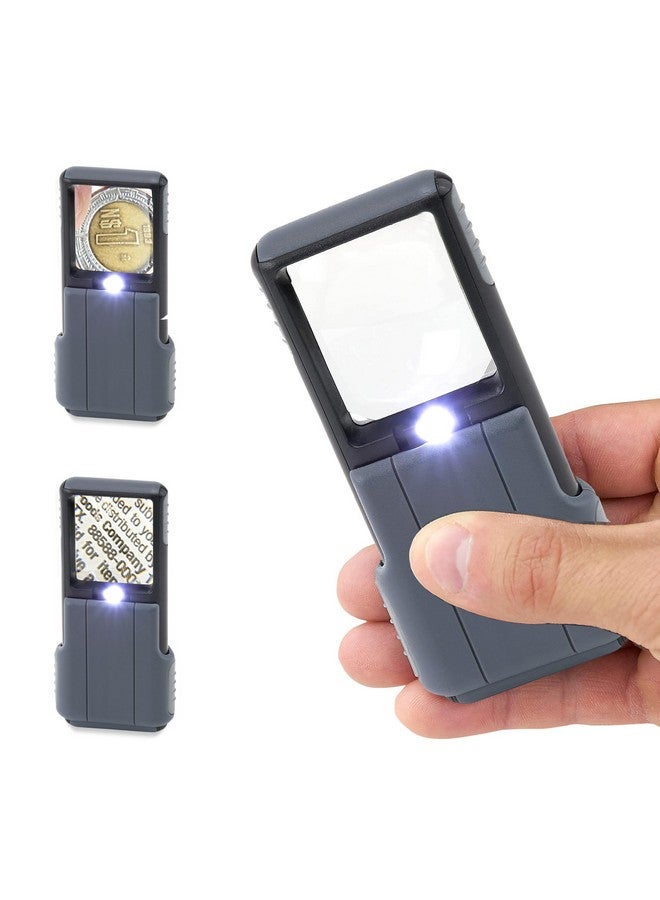 Carson® 5x MiniBrite LED Lighted Slide-Out Aspheric Magnifier with Protective Sleeve (PO-55) - Image 1