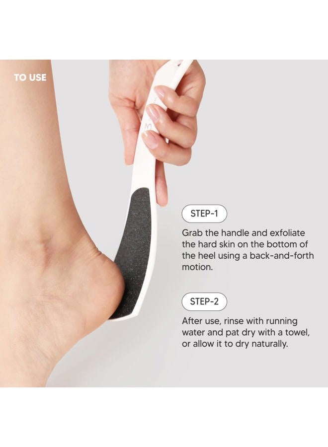 F3 Systems S-Line Emery Foot file, Colossal Double-Sided Pedicure Tool, Effective for ed Heel, Ergonomic Design for Easy Grip - Image 4