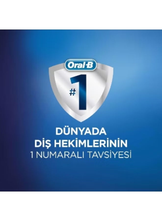 أورال بي رأس فرشاة أسنان كهربائية Oral-B Pro Sensitive Clean، على شكل حرف X وشعيرات فائقة النعومة لتنظيف لطيف وإزالة البلاك، عبوة من 4 رؤوس فرشاة أسنان، أبيض (قد تختلف العبوة) - Image 3