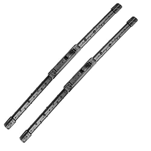 Fabysky OEM Quality 22 inch + 22inch Universal J/U Hook Front Windshield Wiper Blades For My Car All-Season Automotive Replacement Blades 2 Pack - Image 1