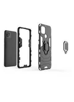 Compatible With Oppo A15 Case Metal Ring Grip Kickstand Shockproof Hard Bumper Works With Magnetic Car Mount Dual Layer Rugged Cover Black - pzsku/Z66F93D5FCA59ABFE3567Z/45/_/1711344512/8815432e-4324-4cfd-8869-011bcc8a86de