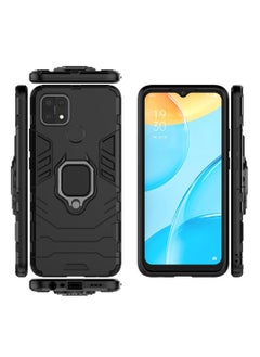 Compatible With Oppo A15 Case Metal Ring Grip Kickstand Shockproof Hard Bumper Works With Magnetic Car Mount Dual Layer Rugged Cover Black - pzsku/Z66F93D5FCA59ABFE3567Z/45/_/1711344514/9d1ac5ae-30fe-491b-9528-f4b9ba500191