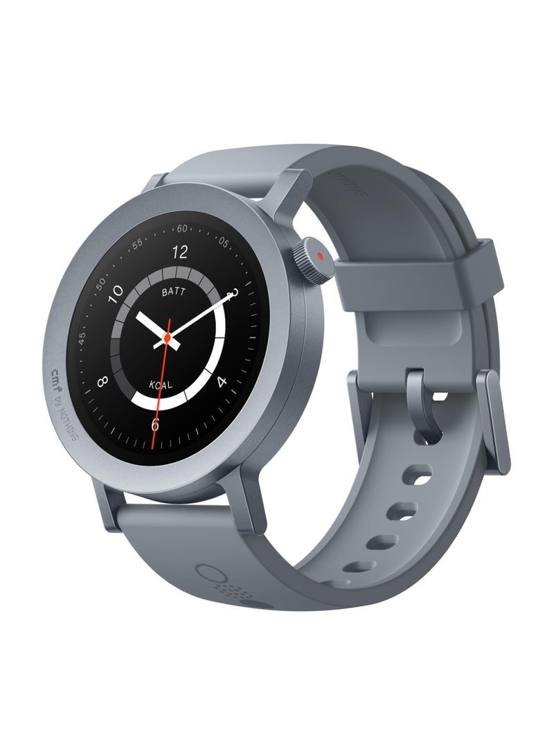 CMF by NOTHING Watch Pro 2 with 1.32" AMOLED Display – Advanced Multi-System GPS Smartwatch with 120 Sports Modes, Bluetooth Calling & AI Noise Reduction, Smart Sleep Algorithm, Long Battery Life, Lightweight Ash Grey Design – MENA Version - Image 1