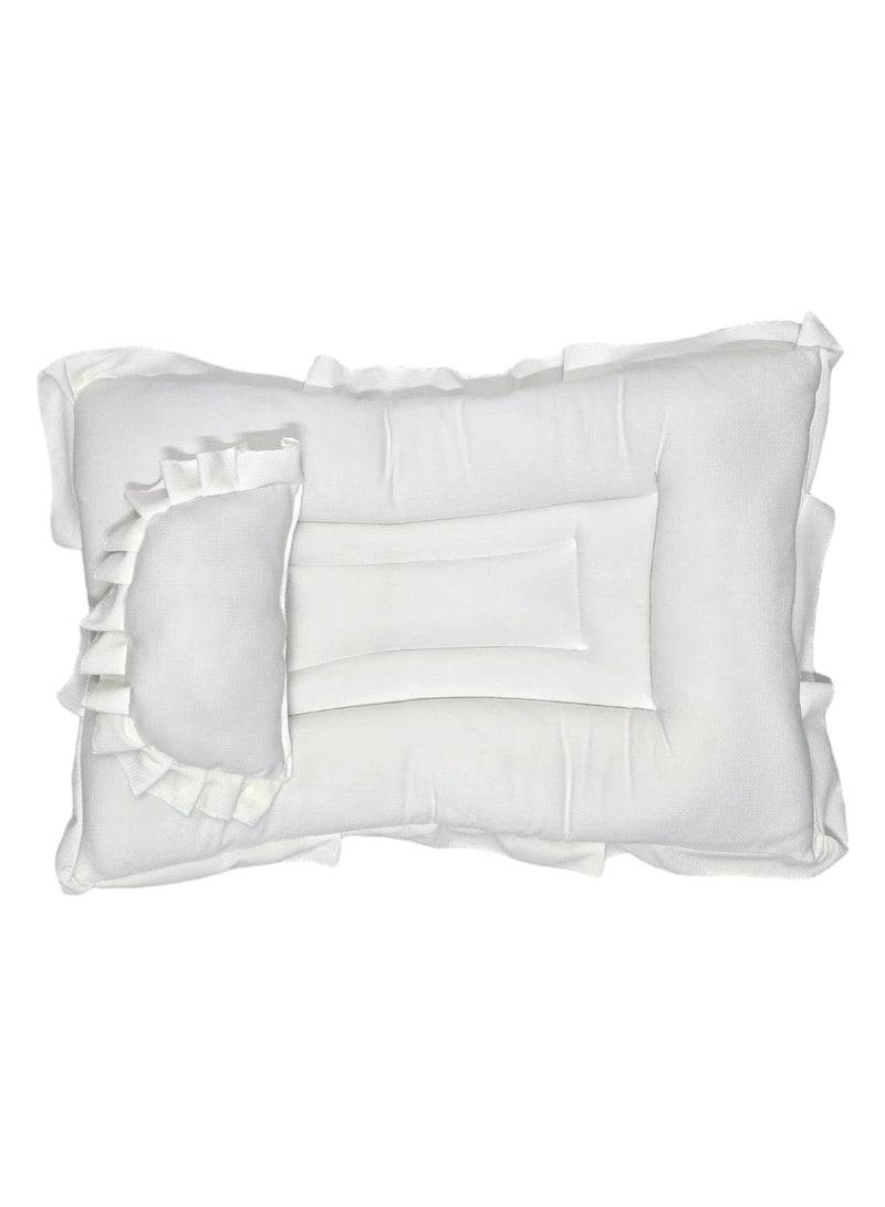 BABYCARA Baby Bed with Thick Mattress Pillow for Newborn Babies 80x55cm  - Image 4