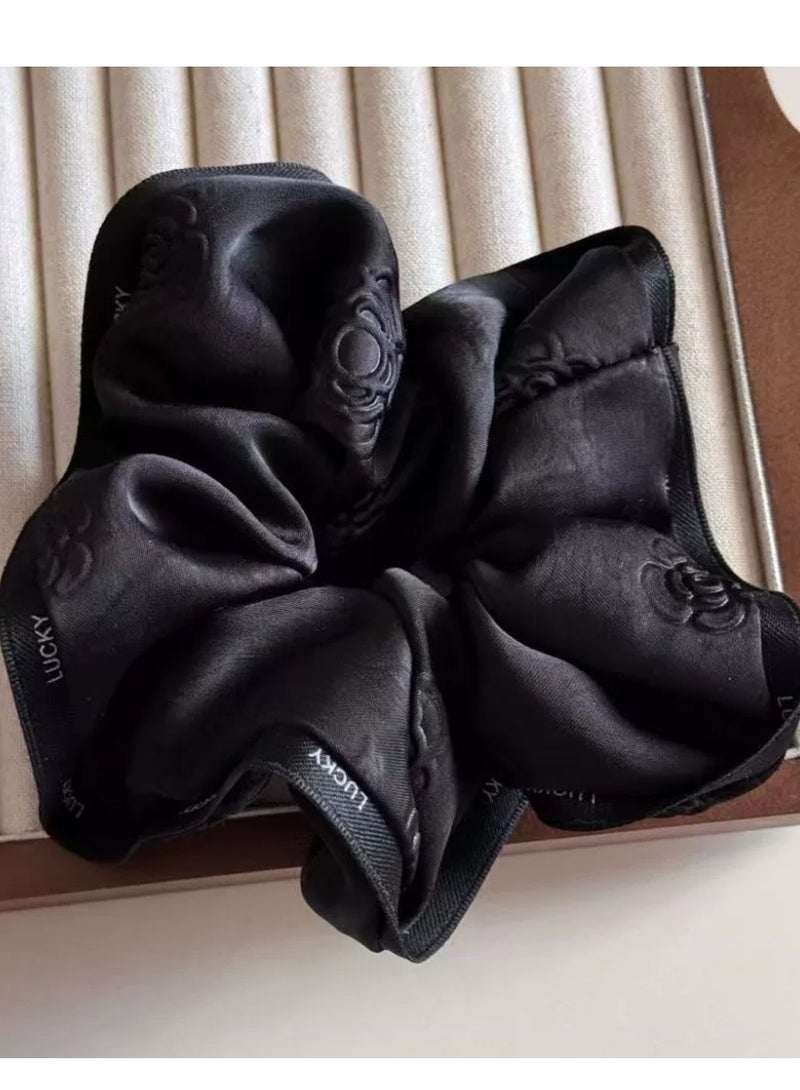 French Camellia Hairband Women's High-end Fashion Hair Rope Headband Rubber Band Light Luxury Hair Accessoriesing - Image 3