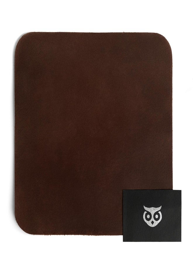 Hide & Drink Genuine Leather Mouse Pad, Anti Slip Leather Mousepad for Gaming, for Apple Magic Mouse & PC, Ergonomic Non Slip Base, Brown & Black Large Mat Pads for Desk, Computer Mousepads for Men - Image 5