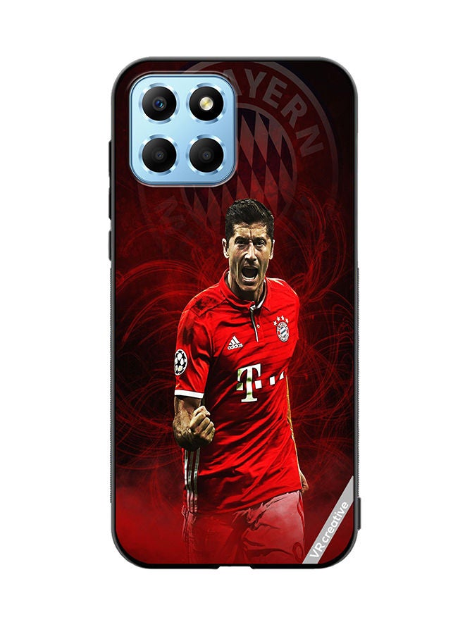 VR CREATIVE Protective Case Cover For Honor X8 5G Lewandowski Design Multicolour - Image 1