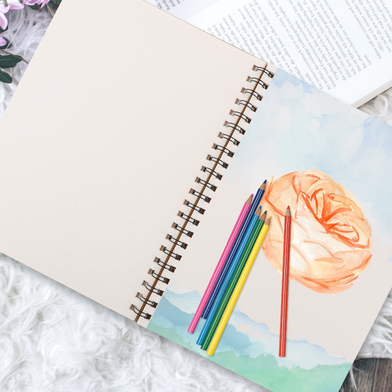 2pcs Sketch Book Students Painting Art Drawing Paper Mark Pens Painting Book Random Color - Image 2