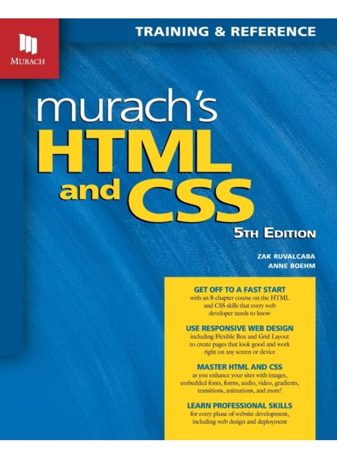 Murach's HTML and CSS (5th Edition) 