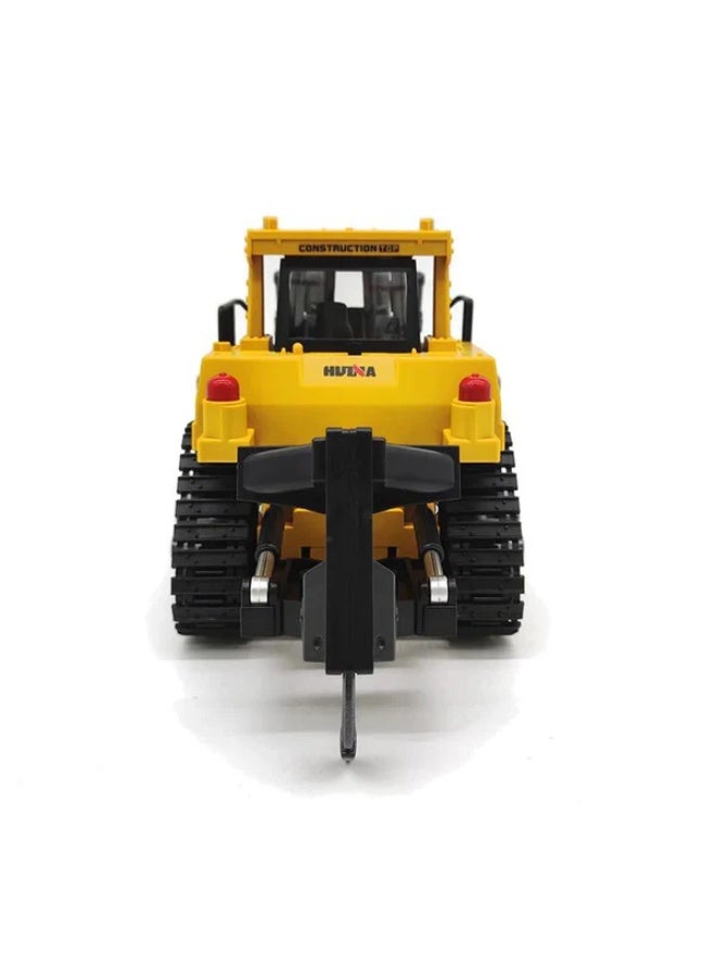 Huina 1569 1:14 RC Bulldozer Remote Control Construction Vehicle with Rechargeable Battery - Image 5