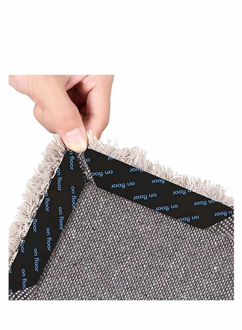 Excefore Anti Slip Rug Grips for Carpet 8 PCS Grippers Rugs, Wooden Floors, Laminate Tiled Floors - Image 5