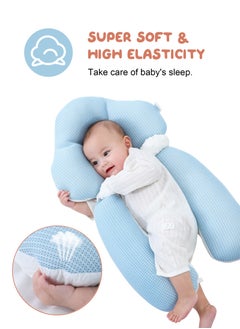 URbazaar Baby Head Shaping Pillow, Correction and Prevention of Head Deviation Newborn Baby Comfort Pillow, Anti-Startle Sleep Pillow, Winter and Summer Dual Use, for 0-36 Months Baby  - Image 3