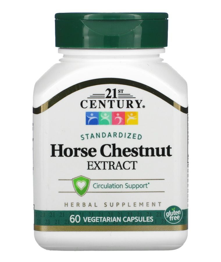 Horse Chestnut Extract Standardized 60 Vegetarian Capsules (300 mg per Capsules)