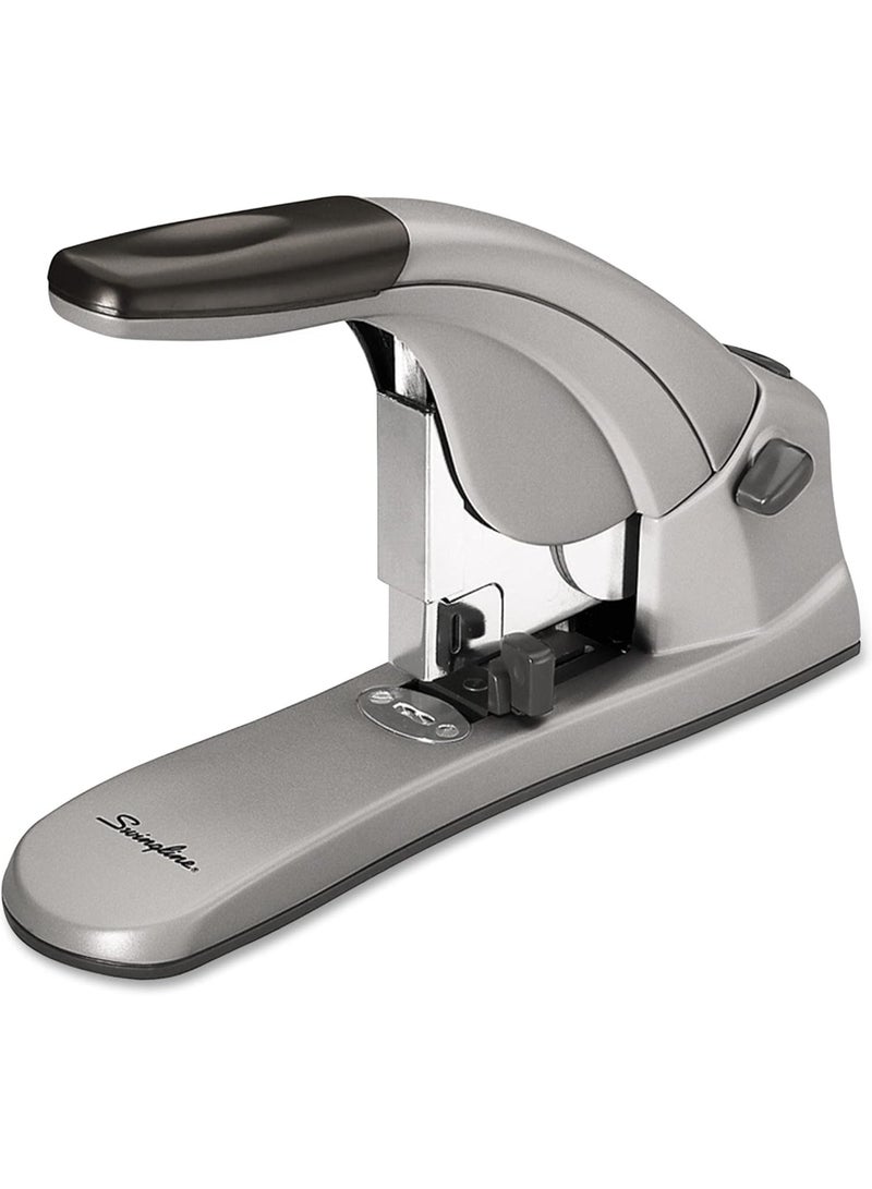 Swingline Heavy Duty Stapler, 120 Sheet Capacity, LightTouch, Jam Free, Reduced Effort, Anti-Microbial, Metal, Gray (90010) - Image 3
