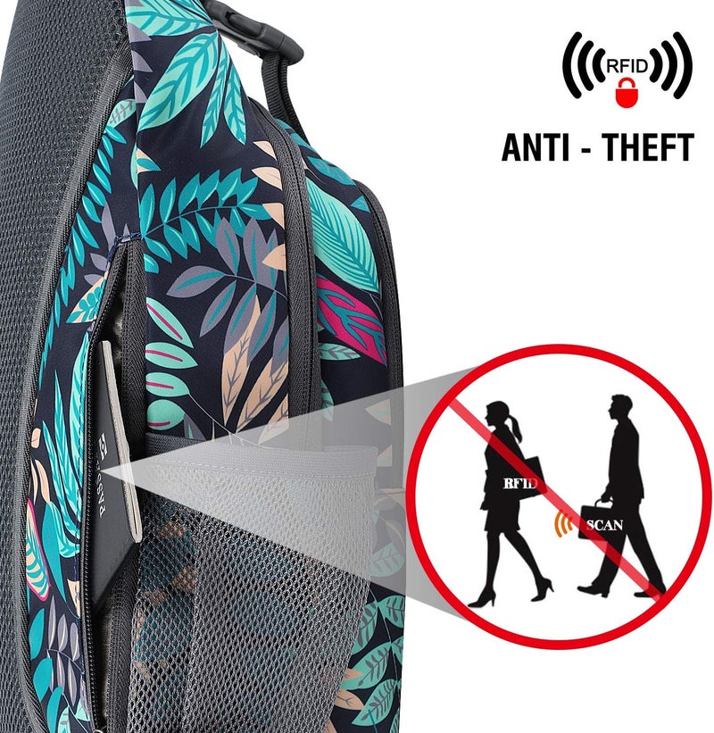 G4Free Sling Bag Backpack Anti Theft Chest Shoulder Bag Crossbody Gym Daypack with Earphone Hole for Outdoor Cycling Travel Hiking Men Women - Image 5