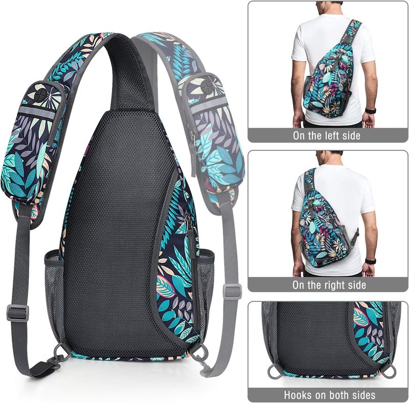 G4Free Sling Bag Backpack Anti Theft Chest Shoulder Bag Crossbody Gym Daypack with Earphone Hole for Outdoor Cycling Travel Hiking Men Women - Image 4