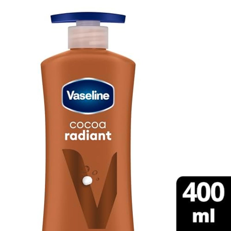 Vaseline® Lotion intensive care cocoa radiant made with 100% pure cocoa butter for a natural glow 400ML - Image 2