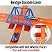 WSBXBB Bridge Double Lane Compatible with hot Wheel Track Bridge Only Red Blue - Image 4