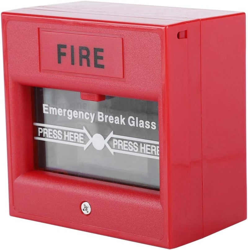 klarako Door Emergency Exit Fire Alarm Button, Emergency Door Release Security Glass Break Alarm Switch for Home/Business Security Fire Panic Box - Image 1