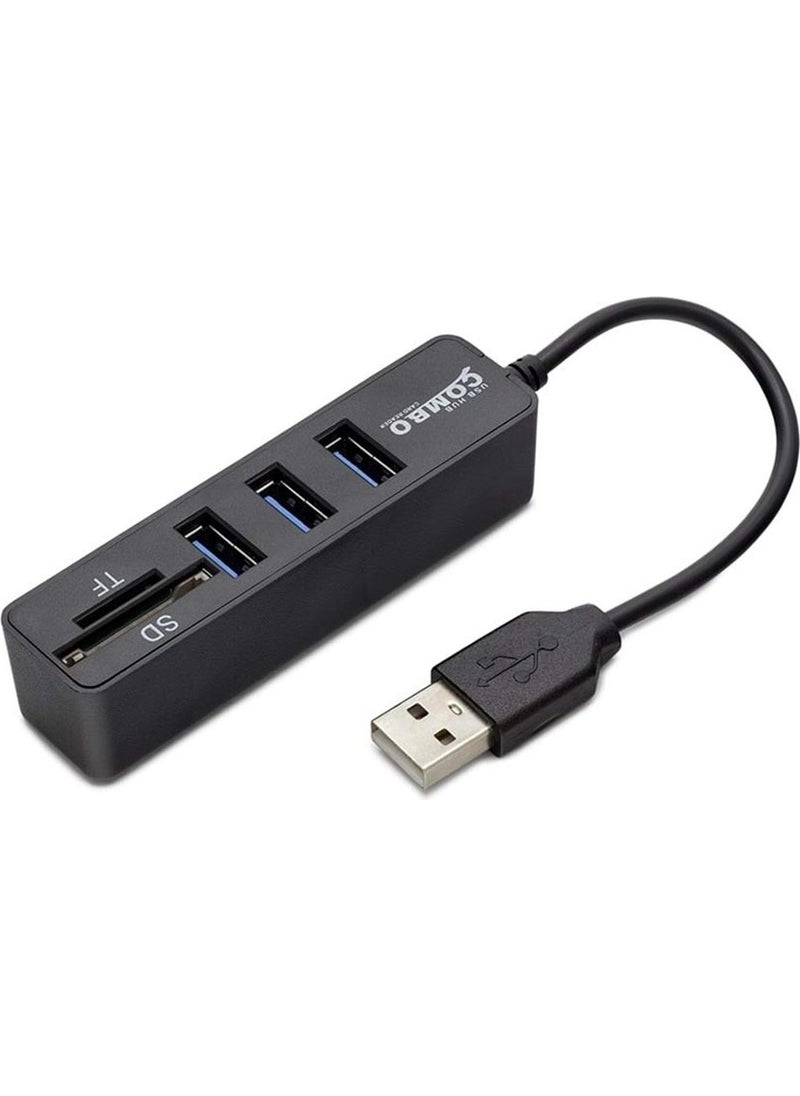 Hadron USB 2.0 Hub Multiplexer 3 Port SD/TF HDX-7009 