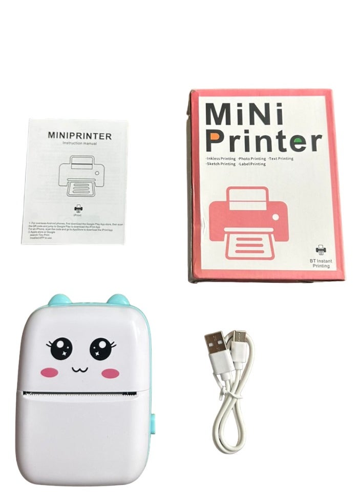 Generic - portal Mini printer  black and white print | color may vary | multicolor - Image 1