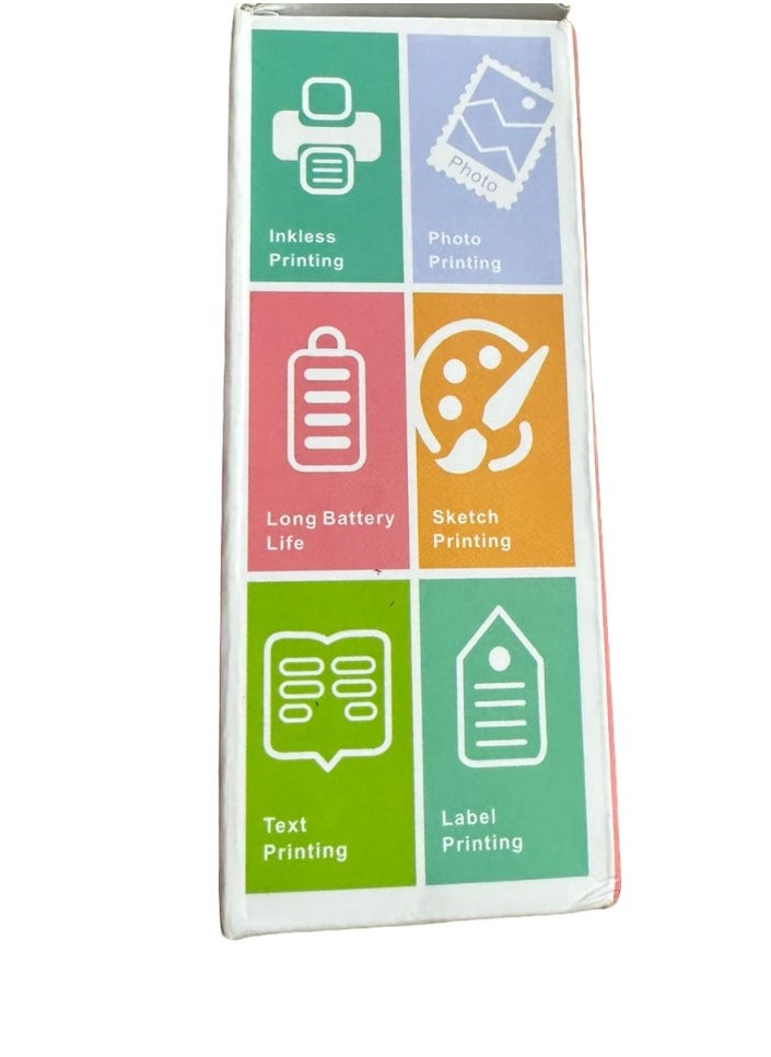 Generic - portal Mini printer  black and white print | color may vary | multicolor - Image 1