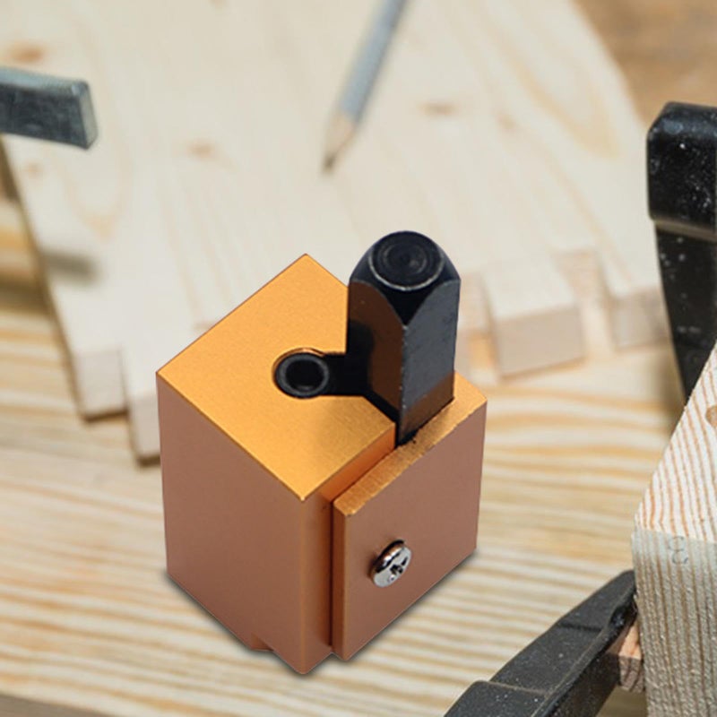 Black Square Mortise Chisel Corner Cutting Tool Ergonomic Metal Handle Framing - Image 3