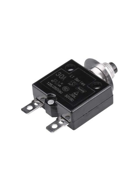 Circuit Breaker, Manual Reset Thermal Circuit Breakers Push Button Current Overload Protector (15A)(30A)