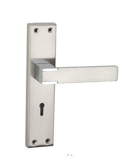 Harrison Harrison Steel Mortise Door Lock Handle Set 8 Inch KY 86608 6Lever 65mm Lock Mechanism Suitable for Left Right Handed Living Room Door Home Door Heavy Duty Lockset Satin Chrome Finish  - Image 2