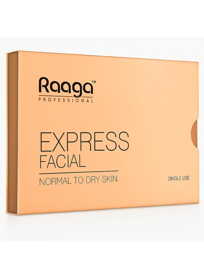 Raaga Professional Express Facial Kit  | Normal to Dry | 35gm*2 - Image 2