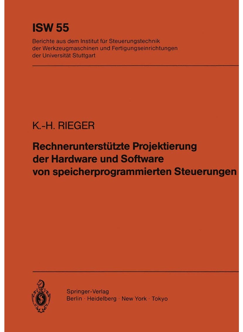 Rechnerunterstützte Projektierung der Hardware und Software von speicherprogrammierten Steuerungen 
