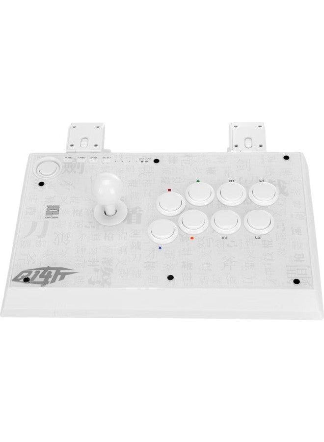 Qanba Q1-Qw Arcade Game Joystick Compatible With Ps3, Pc, Pc Switch, Street Fighter 5, Battle.Net Platform, Steam, Street Fighter 6, Iron Fist 8 - Image 1