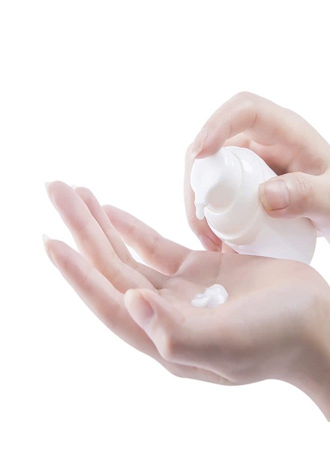 GSHLLO 8 Pcs Empty Airless Vacuum Pump Bottles Refillable Plastic Press Bottles Travel Size Soap Dispenser Cream Lotion Toner Container 10 ml - Image 5
