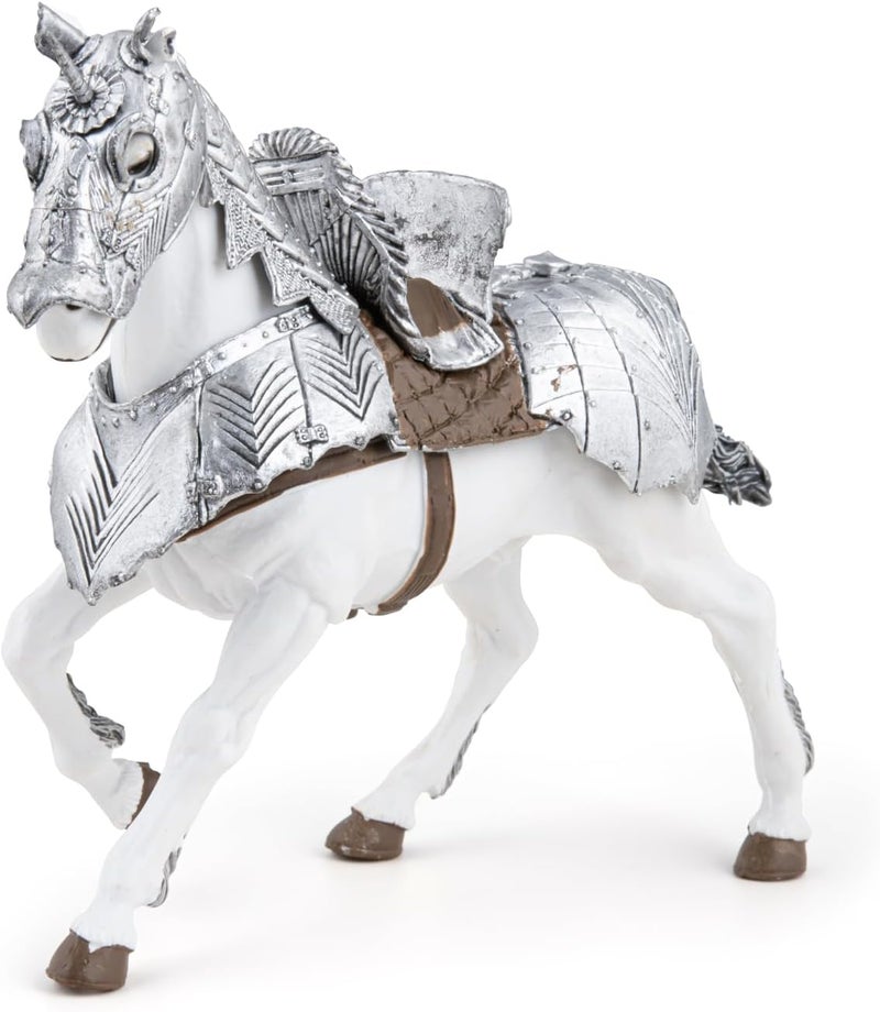 Papo HandPainted  Figurine MedievalFantasy Horse in Armour 39799  Collectible  for Children  Suitable for Boys and Girls  from 3 Years Old - Image 4