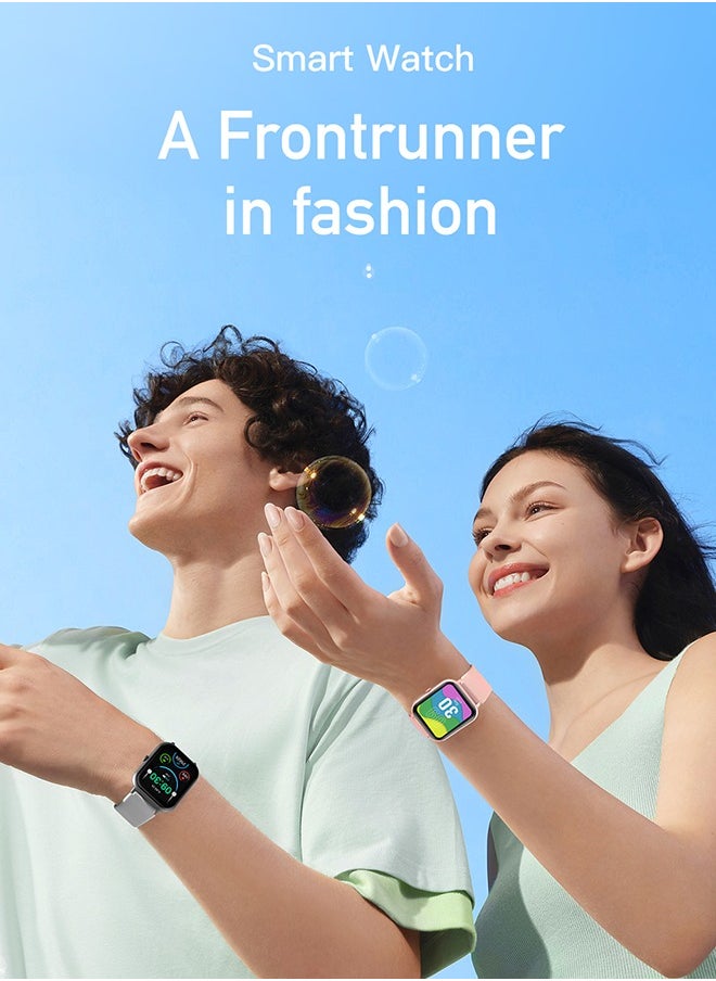 Awei - H25 smartwatch, Bluetooth calling, IP67 waterproof, 7-day battery life, magnetic charging, remote photography, black - Image 1