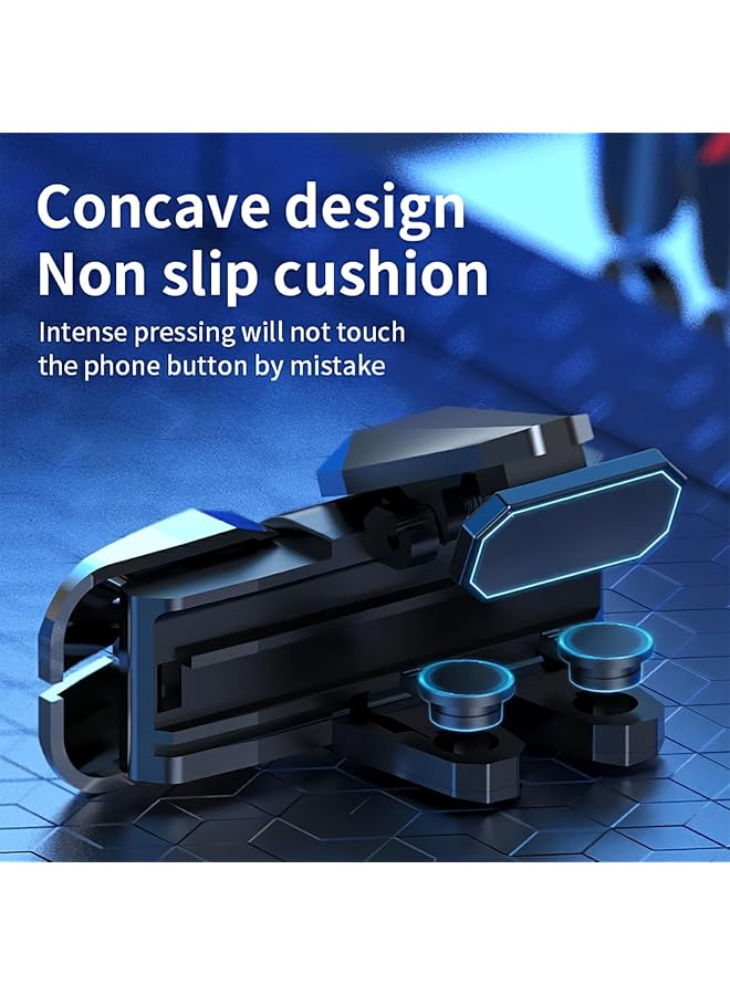 X spring Mobile Trigger 1 Pair Mobile Game Controller Cell Phone Gaming Joystick 4 Fingers Operation Triggers For Gaming With Sensitive Shoot And Aimmobile Phone Controller For Iphone And Android - Image 4