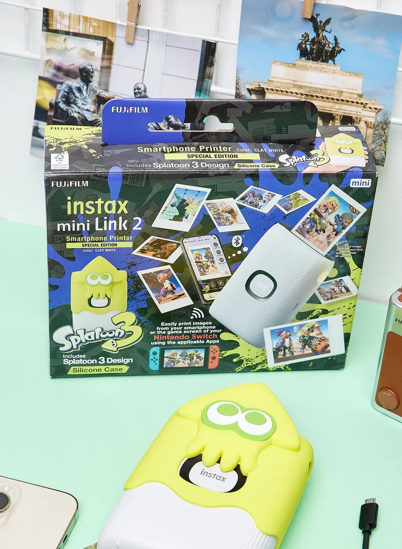 FUJIFILM Instax Mini Link 2 Portable Smartphone Printer Splatoon 3