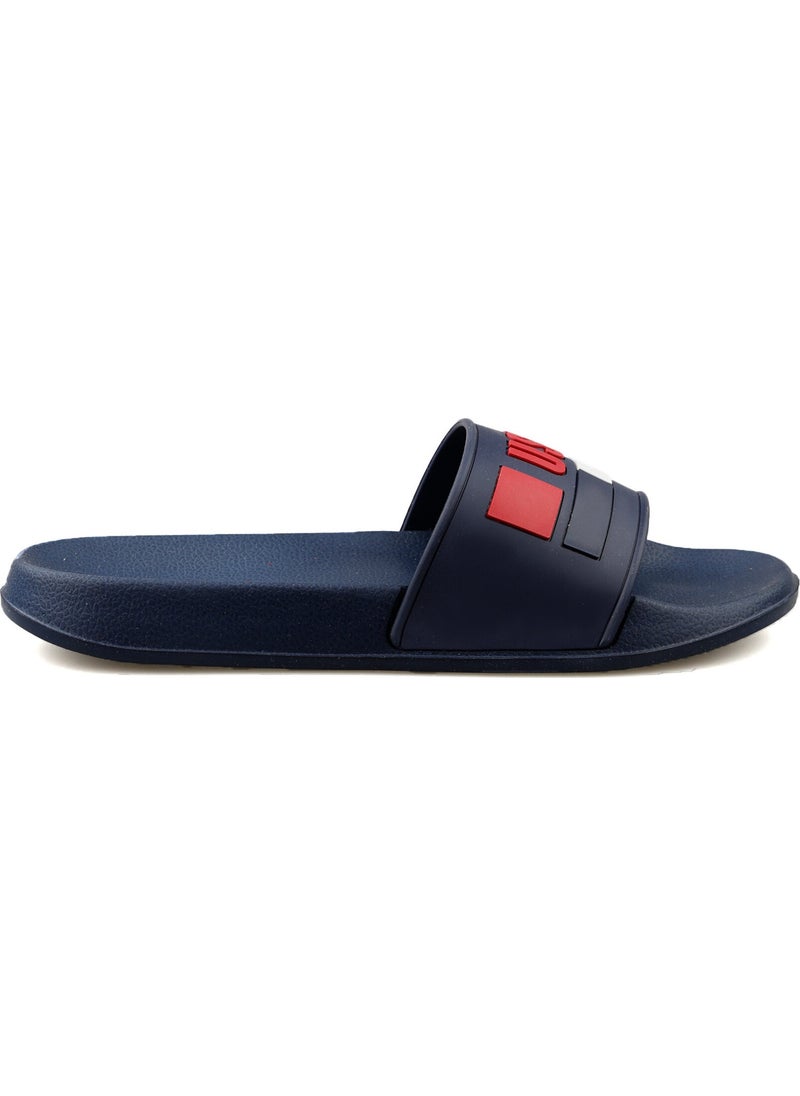 U.S. Polo Assn. - 3m Smaug 3fx Navy Blue Men's Slippers - Image 1
