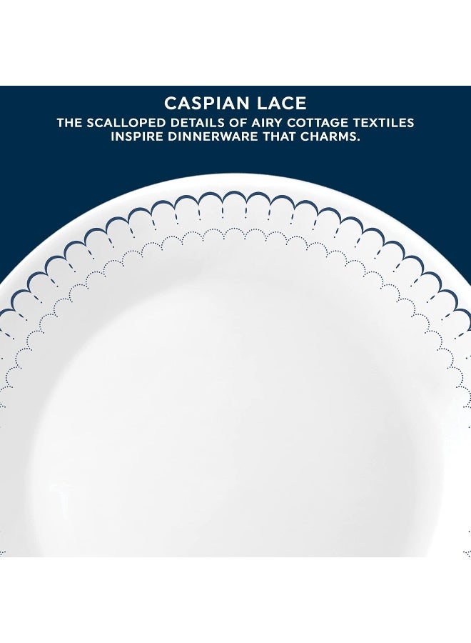 Corelle Dinnerware Set 18-Piece, Navy, White, 1147837 - Image 4