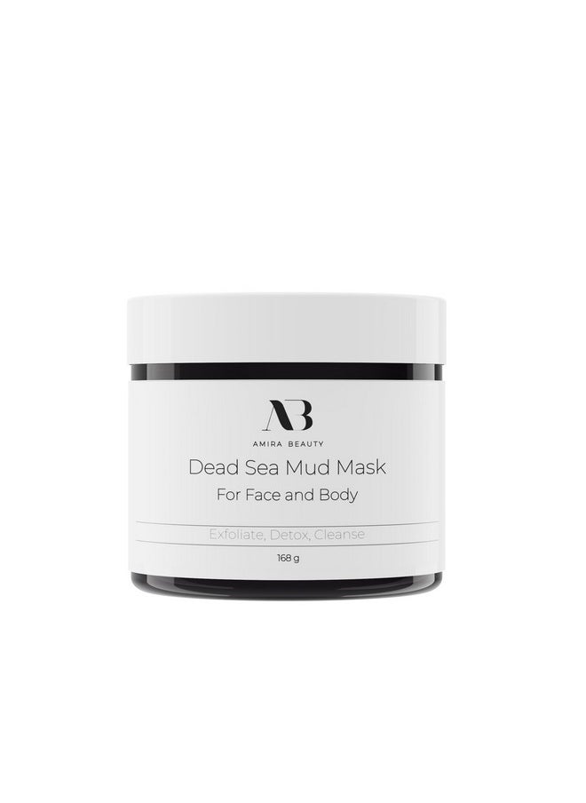 Amira Beauty - Dead Sea Mud Mask For Face And Body Reduces Pores Acne Blackheads And Texture For All Skin Types 11.Oz - Image 1